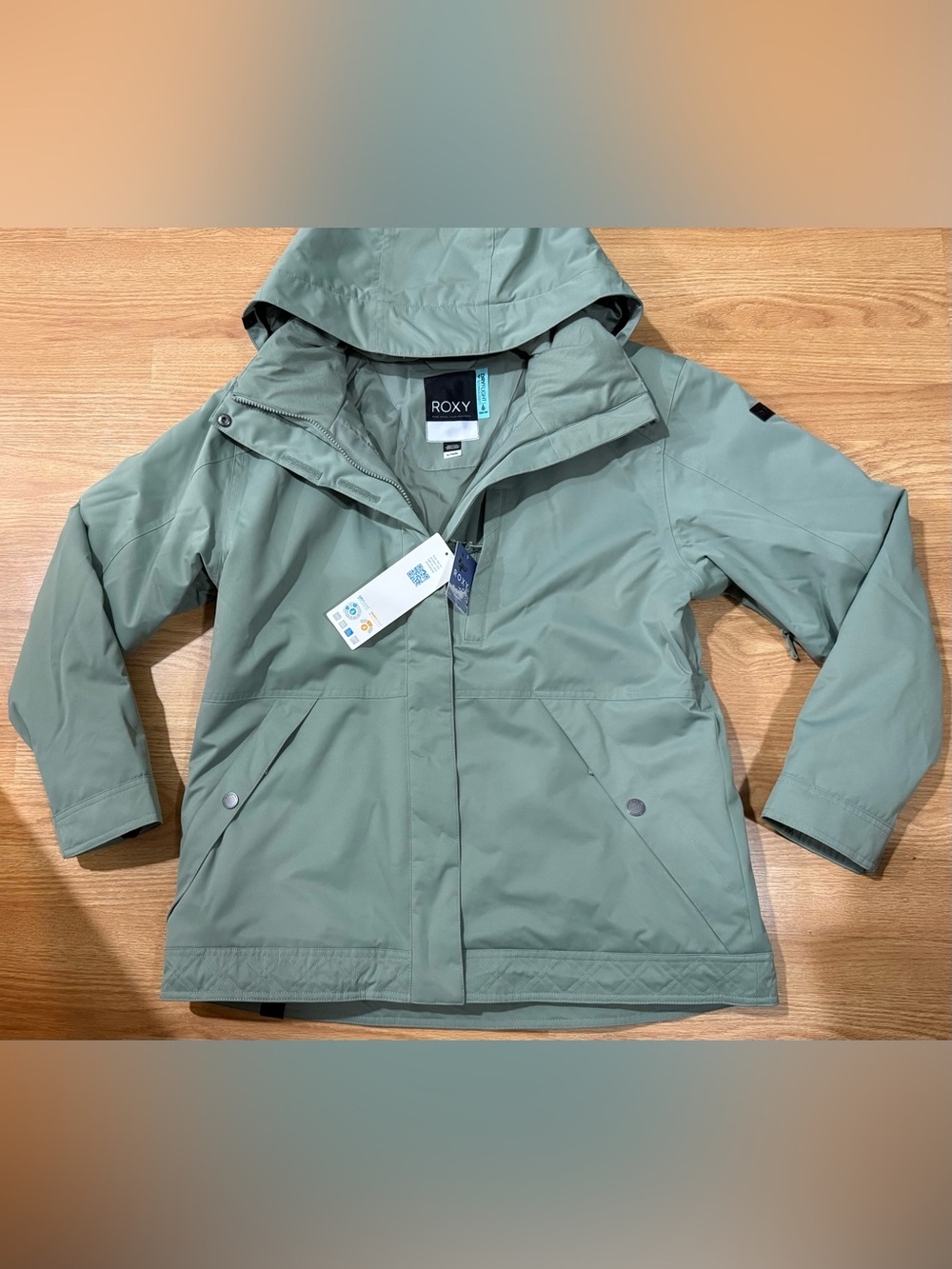 Roxy Billie Insulated Ski/Snow Jacket 10K Dryflight - Green - Womens XL - NWT